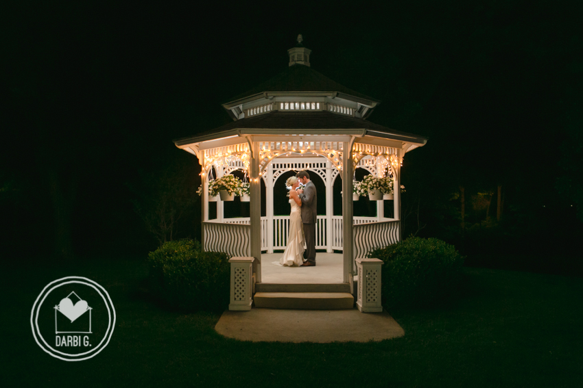 Hawthorne House gazebo flash shot