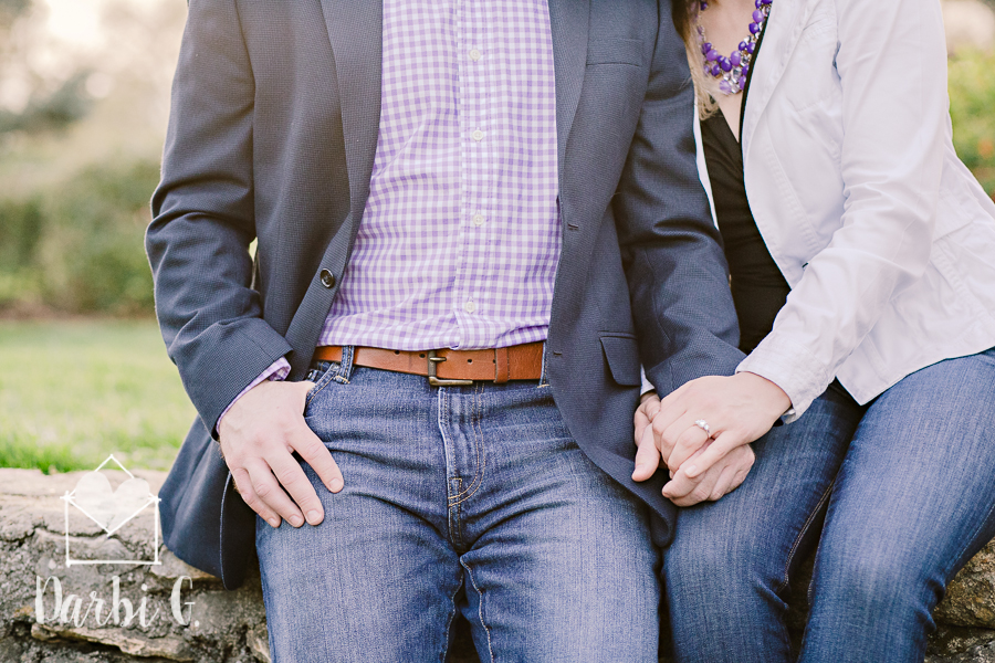 Loose Park spring engagement photography Kansas City 