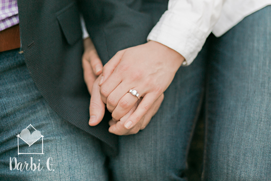 Loose Park spring engagement photography Kansas City 