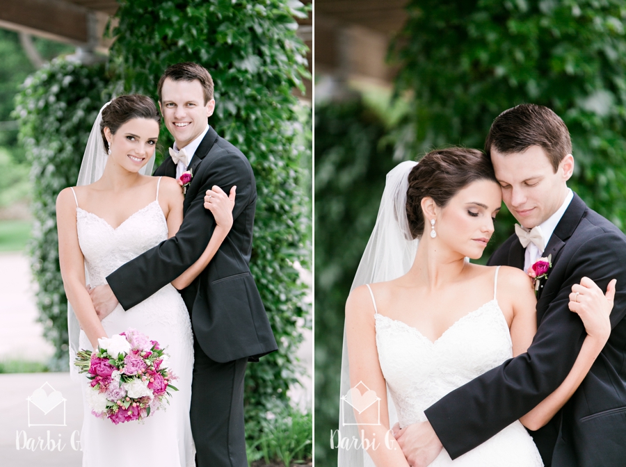  bride and groom portraits in  downtown kansas city by Darbi G Photography wedding photographer