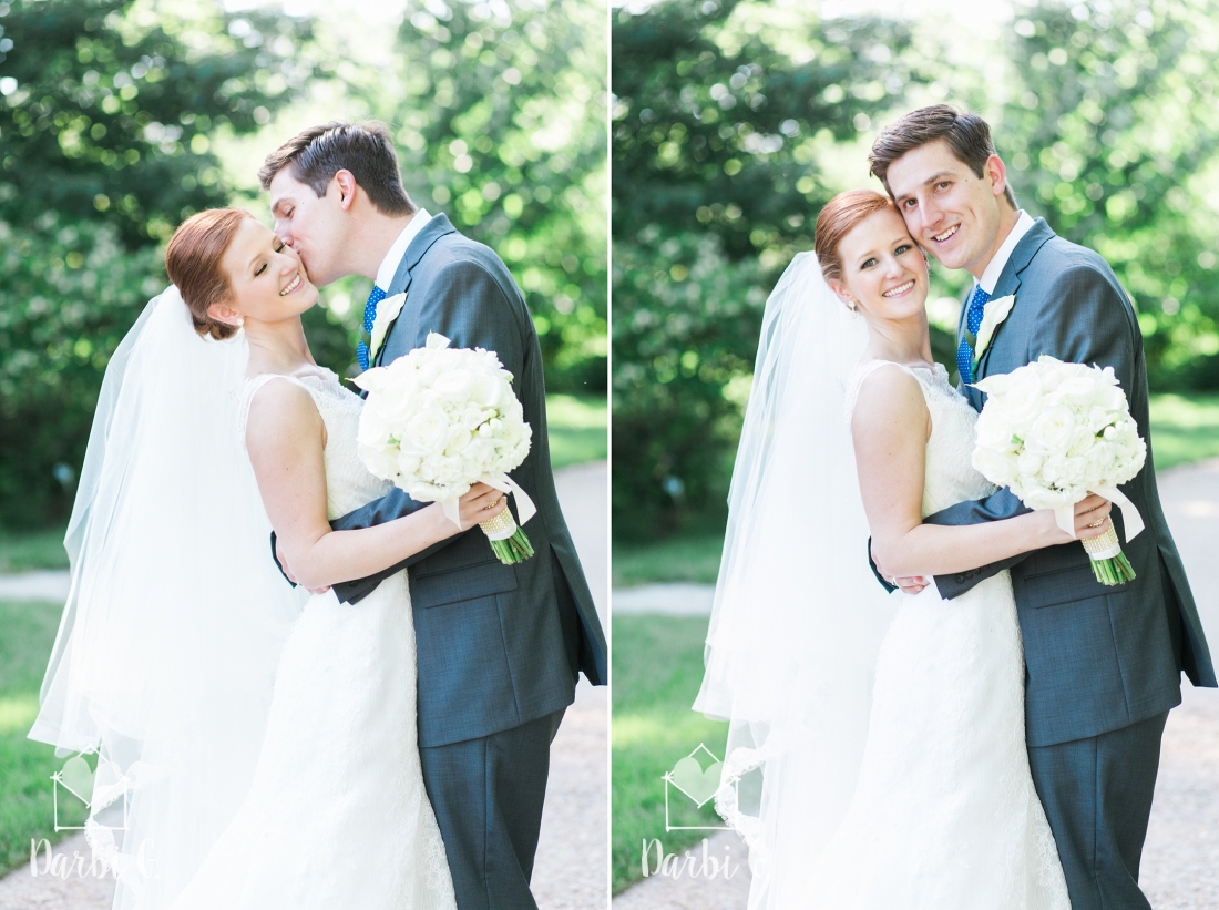 Bride and flying veil in Kansas city 