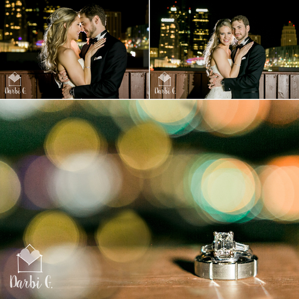 terrace on grand rooftop ceremony kansas city wedding photographer