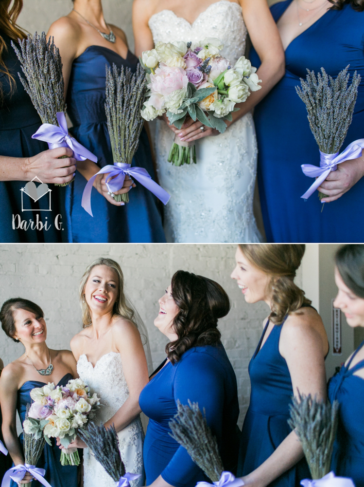 Navy purple lavender wedding photographer kansas city urban wedding