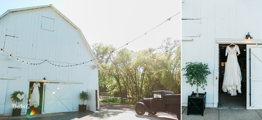 Fall wedding at Fresh Air Farms barns